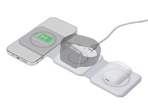 Беспроводное зарядное устройство 3-в-1 «Road», 15 Вт