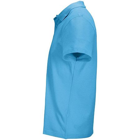 Рубашка поло унисекс Pulse, ярко-бирюзовая, размер S