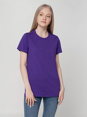Футболка женская T-bolka Lady, фиолетовая, размер M