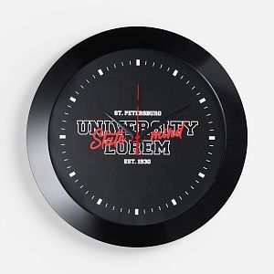 Часы настенные Vivid Large, черные