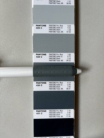 Ручка шариковая Alana, пластиковая, белая/серая