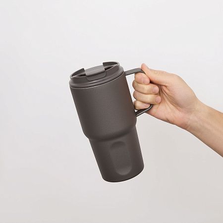 Термокружка вакуумная Aventura, серая