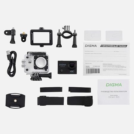 Экшн-камера Digma DiCam 320, черная