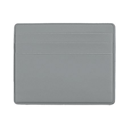 Чехол Simply для 6 карт с отделением для денег, серый, PU 