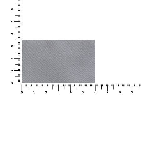 Лейбл тканевый Epsilon, M, серый