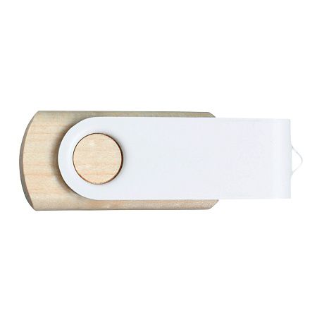 Флешка TWIST WOOD COLOR Светлое дерево с белым 4014.31.07.4ГБ
