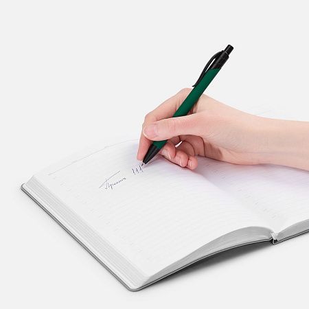 Ручка шариковая Undertone Black Soft Touch, зеленая