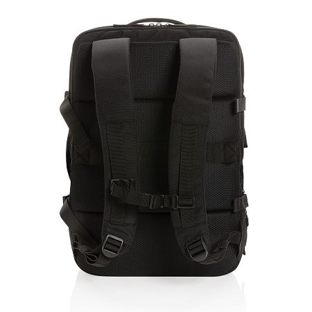 Рюкзак для путешествий Swiss Peak из rPET AWARE™ с регулируемым объемом, 15.6"