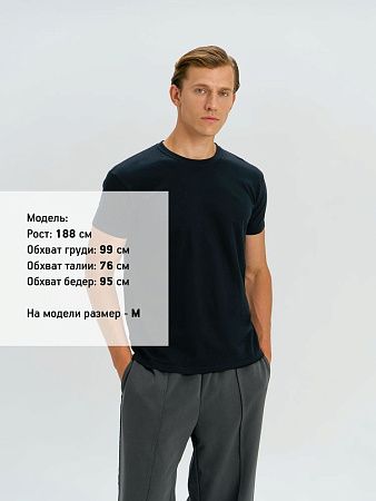 Футболка унисекс Regent 150, черная, размер S