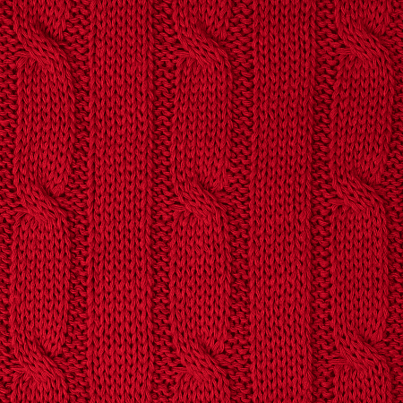 Плед Fado вязаный, красный (без подарочной коробки)