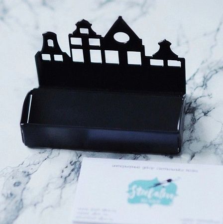 Держатель для визиток "Город"