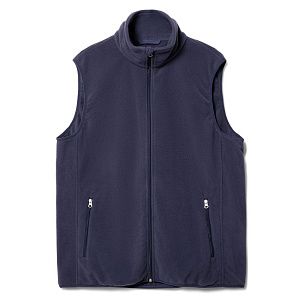 Жилет флисовый унисекс Nesse, темно-синий, размер XL/2XL
