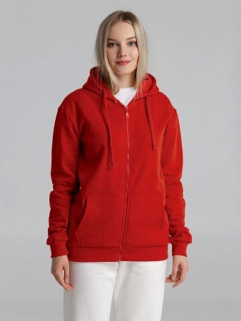 Толстовка на молнии с капюшоном Siverga Heavy 2.0, красная, размер XXL