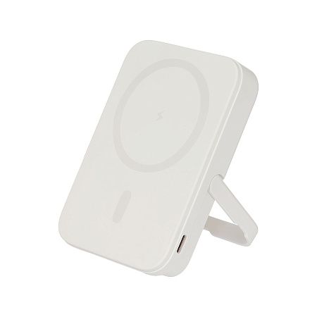 Внешний аккумулятор Union PD 10000mAh с функцией беспроводной зарядки 15W, белый