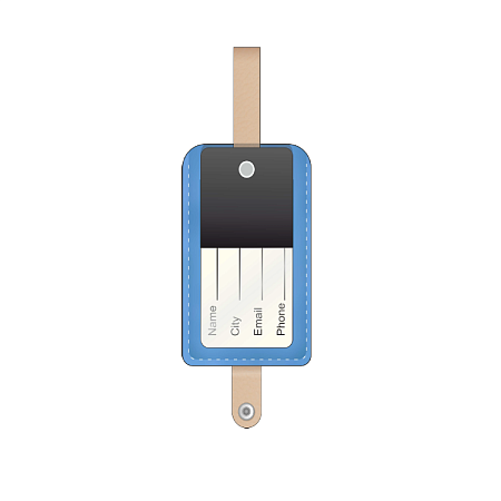 Бирка на чемодан Country. Под заказ