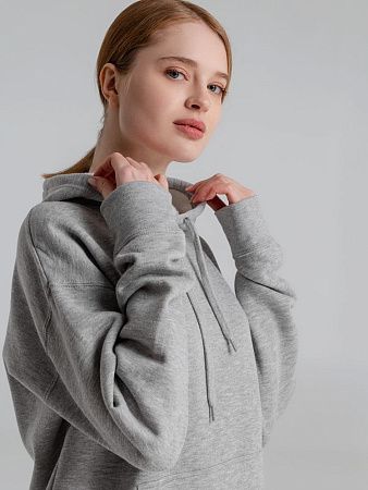 Толстовка с капюшоном Slam 320, серый меланж, размер XS