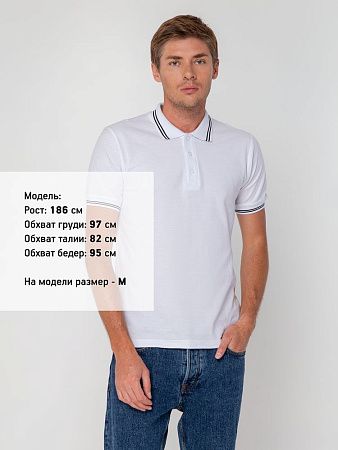 Рубашка поло Virma Stripes, белая, размер 3XL