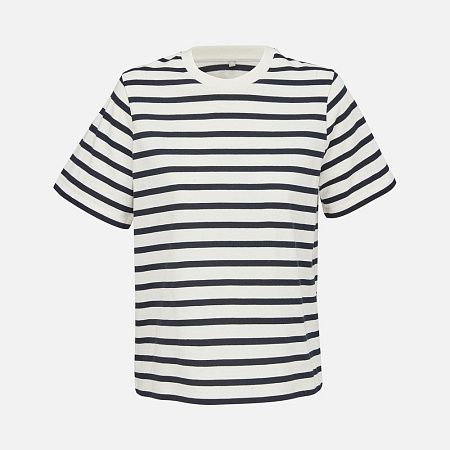 Футболка женская Legend Women, молочно-белая с темно-синим, размер L