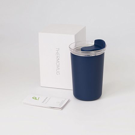 Термокружка вакуумная Strada, черная