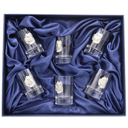 Новогодний набор стопок для водки &amp;quot;Друг человека&amp;quot; 6176