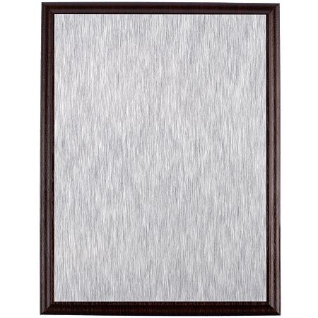 Плакетка Plaque, большая, вишня с серебристой пластиной