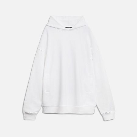 Худи оверсайз унисекс FUSION, белый, размер M/L