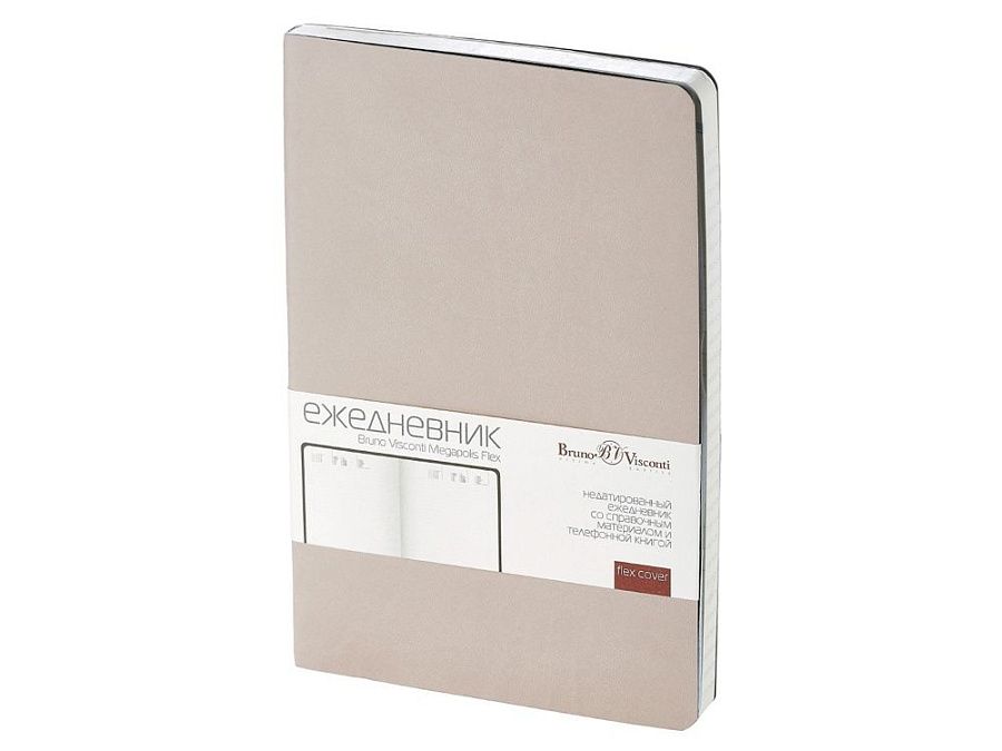 Ежедневник недатированный А5 «Megapolis Velvet Flex»