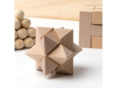 Набор головоломок «Камушки» из натурального дерева