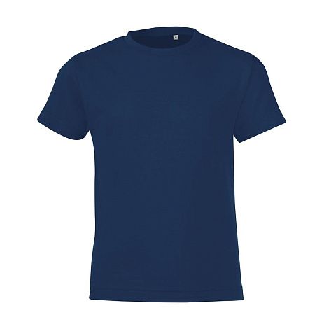 Футболка детская Regent Fit Kids, кобальт (темно-синяя), размер 4 года (96-104 см)