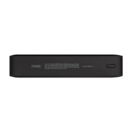 Внешний аккумулятор с подсветкой Анкор Плюс PD (Ancor PD Plus) 20000 mAh, черный