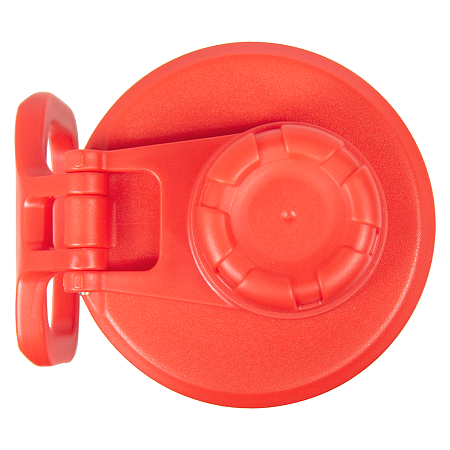 Бутылка для воды Oslo, 700 мл, пластиковая, с силиконовым кольцом, красная