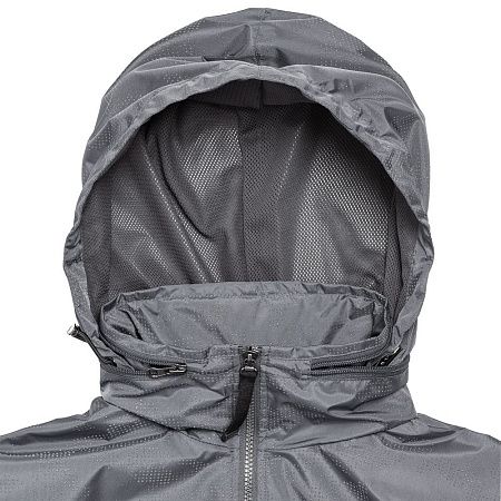 Ветровка светоотражающая Lattvind, серая, размер XXS