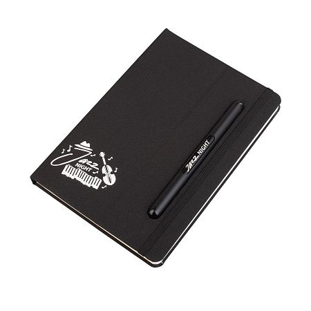 Блокнот "Prime" с ручкой и вечным карандашом в пенале, с подставкой под смартфон