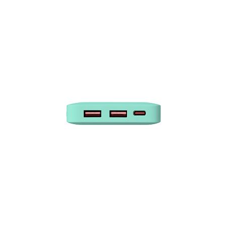 Внешний аккумулятор с подсветкой Анкор Плюс PD (Ancor PD Plus) 10000 mAh, бирюзовый