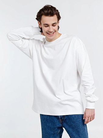 Футболка оверсайз унисекс City Sapiens, молочно-белая, размер S