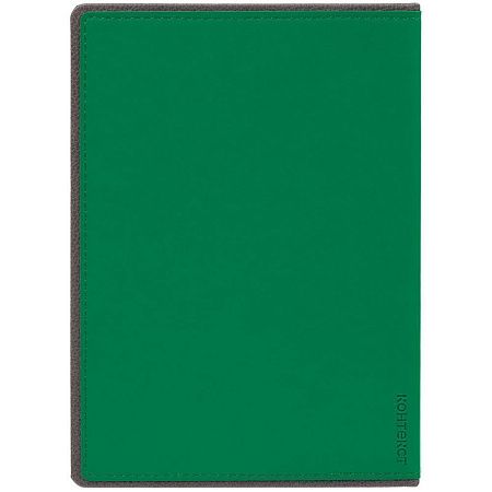 Ежедневник Frame, недатированный, зеленый с серым