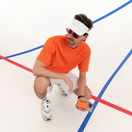 Внешний аккумулятор Largo PD 5000mAh с функцией беспроводной зарядки 15W, оранжевый