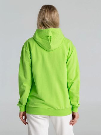 Толстовка на молнии с капюшоном Unit Siverga, зеленое яблоко, размер 4XL