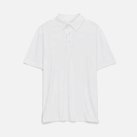 Рубашка поло унисекс Senti, белая, размер S