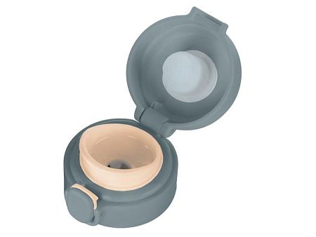 Вакуумная термокружка c кнопкой «Guard», soft-touch, 400 мл, тубус