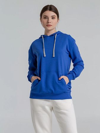 Толстовка с капюшоном Unit Kirenga, ярко-синяя, размер S