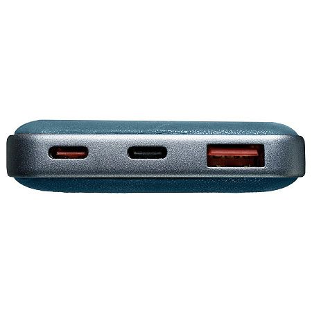 Универсальный аккумулятор EMBER 10 (10000мАч) с быстрой зарядкой, голубой
