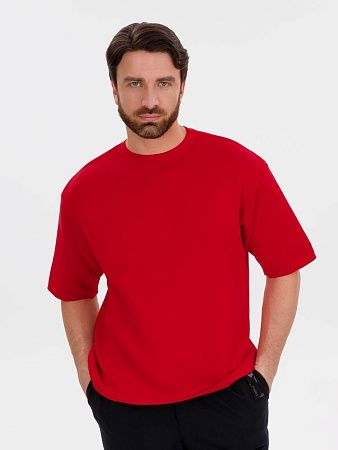 Джемпер с коротким рукавом Siluetti Volumica, красный, размер XL/2XL