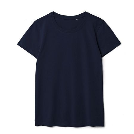 Футболка женская T-bolka Stretch Lady, темно-синяя (navy), размер M v2