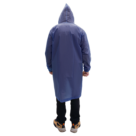 Дождевик RainForest, унисекс, материал EVA, размер M-L, темно-синий