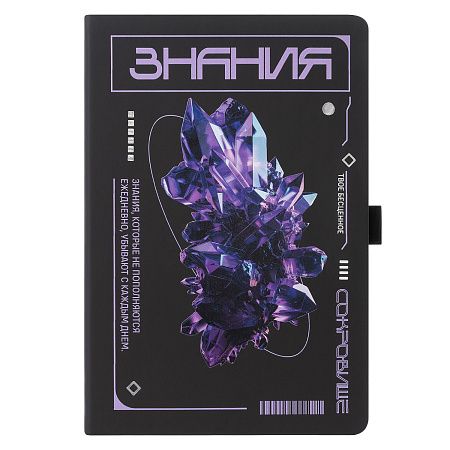 Ежедневник Alpha недатированный, черный/черный