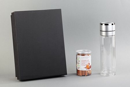 Набор подарочный "Pleasure": термос "Press", специи