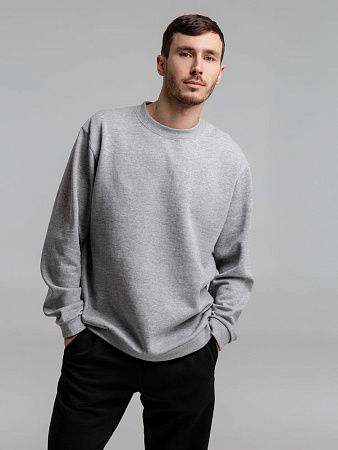 Толстовка Spider 260, серый меланж, размер L