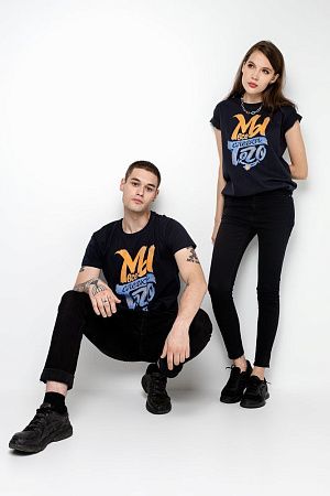 Футболка «Мы все слегка того», темно-синяя, размер S