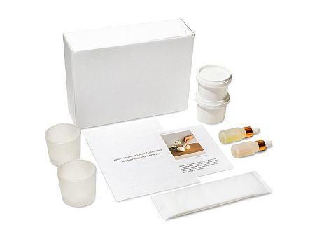 Набор для создания 2-х ароматических свечей: имбирный пряник, рождественская елка